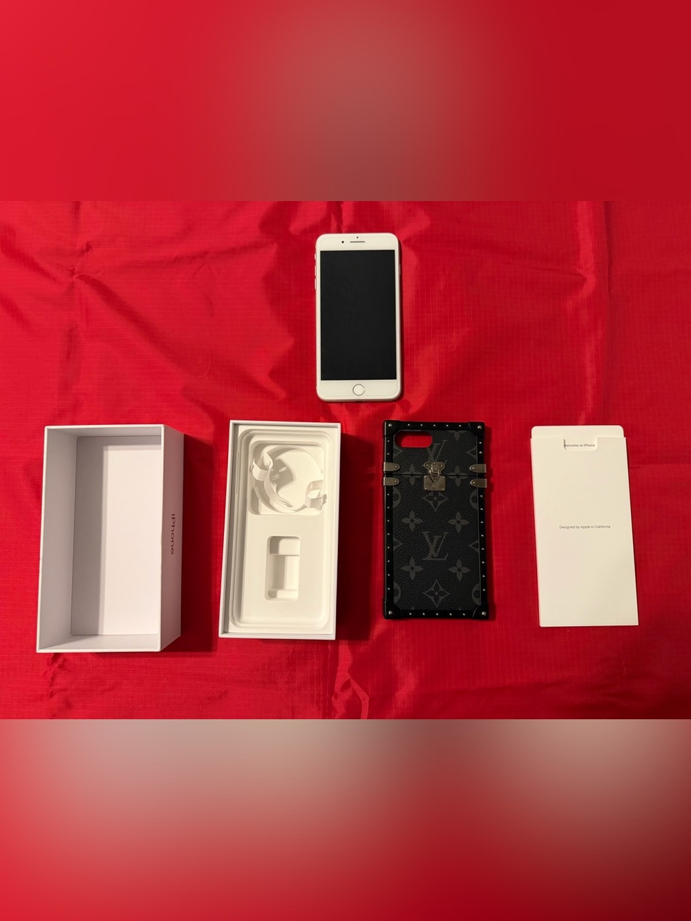 UNLOCKED iPhone 8 PRO MAX PLUS WITH AUTHENTIC LOUIS VUITTON Case.Condition 10/10